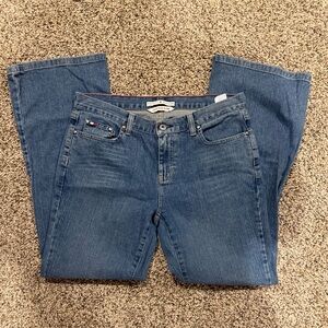 Tommy Hilfiger Women's Classic Blue Low Rise Bootcut Jeans